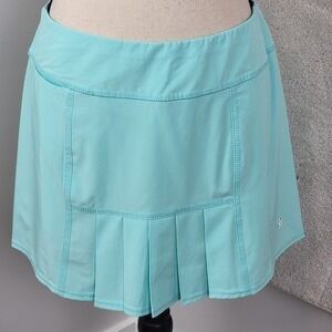 Jofit Women's M Turquoise Blue Pleated Preppy Pickleball Golf Tennis‎ Skort